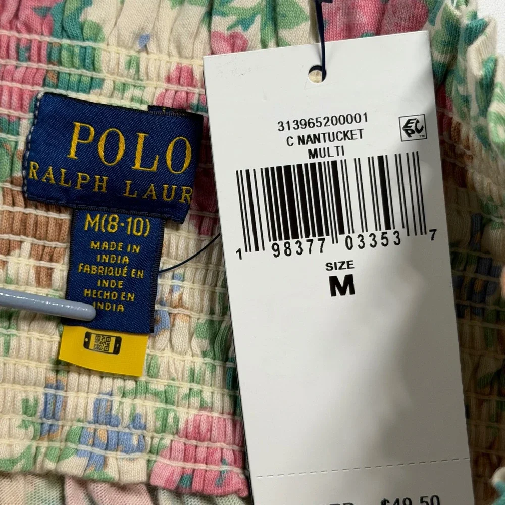 Polo Ralph Lauren Nantucket Floral Skirt Girls Size M (8-10)
